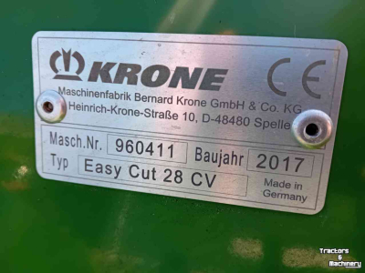 Maaier Krone EasyCut 28CV
