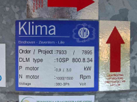 Klimatiseringsapparatuur  Klima DLM-10SP Tweetoeren Axiaalventilatoren