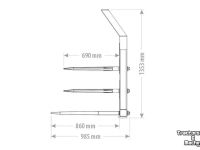 Grasvork Qmac MESTVORK / MESTRIEK / MESTVORK 2.80M MAXI EXTRA ZWAAR