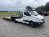 Vrachtwagen Mercedes Benz Sprinter trekker + Veldhuizen oplegger, BE-combi