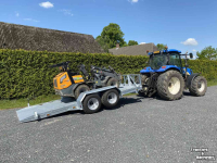 Dieplader / Aanhanger Heuvelmans Transportwagen machinetransporter oprijwagen