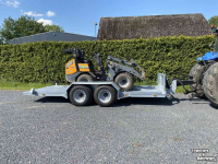 Dieplader / Aanhanger Heuvelmans Transportwagen machinetransporter oprijwagen