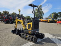Mini-graver / Mini-graafmachine New Holland E12D Rops