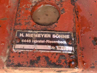 Grondfrees Niemeyer ZR302 Pennenfrees