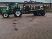 Bomenuitrijwagen Valtra 6550 + MOHEDA UITRIJWAGEN