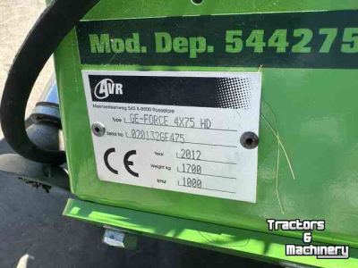 Rijenfrees AVR avr ge-force 4x75hd