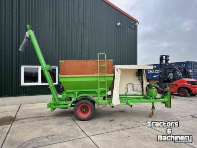 Getrokken overslagwagen  eigenbouw