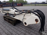 Bandenkraan / Graafmachine op wielen Terex TW 130-140 C346 Graafarm Lang Hoofdgiek Verstelarm Mainboom