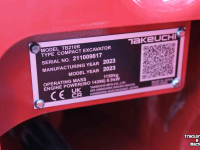 Mini-graver Takeuchi TB210R minigraver servobediening