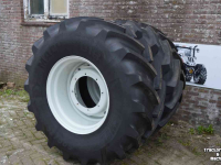 Wielen, Banden, Velgen & Afstandsringen Michelin 600/70r30 mach x bib