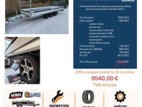 Auto-aanhangwagen t/m 3500 Kg Henra PLateau