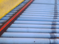 Transportband Bijlsma onbekend / unknown 3100X1200 ROLLENLEESTAFEL ROLLER INSPECTION BELT ROLLENVERLESETISCH