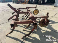Cultivator Cappon vaste tand met loopwielen