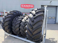 Wielen, Banden, Velgen & Afstandsringen Trelleborg 710/70R42 + Mitas 600/70