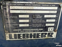 Bandenkraan / Graafmachine op wielen Liebherr A 314