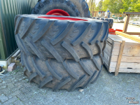 Wielen, Banden, Velgen & Afstandsringen  Set 620/70R42 + 540/65R30 Trelleborg Op Fendt velg Z.G.A.N.