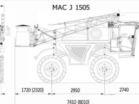 Zelfrijdende Veldspuit Bargam MAC J 1505 3000