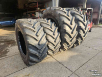 Wielen, Banden, Velgen & Afstandsringen Michelin 650/65R42 en 540/65R30. Axiobib 2 VF! Demo-set