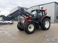 Tractor / Trekker Valtra N123 Hitech 5, Vloeistofkoppeling, Voorlader, Fronthef