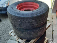 Wielen, Banden, Velgen & Afstandsringen  385/65X22.5 75%