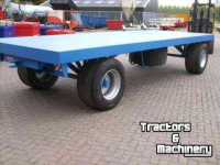 Vierwielige wagen / Landbouwwagen  Aannemerswagen / Bakkenwagen / Platte wagen / Werktuigentransportwagen