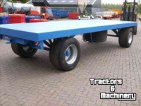 Vierwielige wagen / Landbouwwagen  Aannemerswagen / Bakkenwagen / Platte wagen / Werktuigentransportwagen