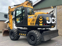 Bandenkraan / Graafmachine op wielen JCB JS145W+
