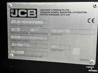 Bandenkraan / Graafmachine op wielen JCB JS145W+