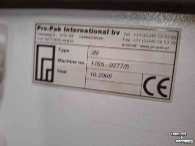 Afweegapparatuur Pro-Pak JN Naaistraat