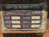 Mesttank Ipsa 2600 liter mesttank giertank vacuumtank waterwagen