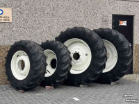 Wielen, Banden, Velgen & Afstandsringen Michelin Set Michelin (18.4R38) 460/85R38 en Trelleborg (14.9R28) 380/85R38 voor NewH T6.xxx