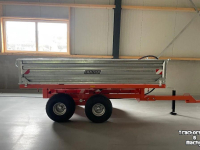 Kipper / Kiepwagen / Landbouwkipper  Kipper mini compact tractor 2,5 ton Max tandemstel
