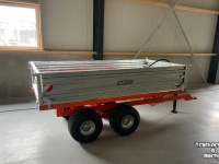 Kipper / Kiepwagen / Landbouwkipper  Kipper mini compact tractor 2,5 ton Max tandemstel