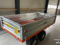 Kipper / Kiepwagen / Landbouwkipper  Kipper mini compact tractor 2,5 ton Max tandemstel