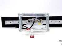 Rubberschuif Qmac Modulo rubberschuif straatschuif slijkschuif aanbouw Schaeff
