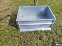 Trekkerbak / Transportbak  Transportbak gegalvaniseerd 1 & 1,25 mtr