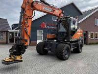 Bandenkraan / Graafmachine op wielen Doosan Develon DX140W-7
