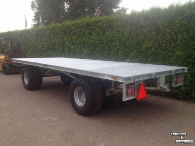 Vierwielige wagen / Landbouwwagen Heuvelmans balenwagens met multiwheel as