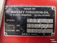 Tractor / Trekker Massey Ferguson 265