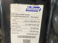 Vrachtwagen  SAF-Holland LGH O 80-46 F S steunpoten
