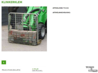 Overige aanbouwdelen en toebehoren Avant Stenenklem / Klinkerklem