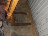 Hefmast & Mini heftruck  Hefmast met pallet lepels