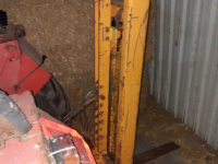 Hefmast & Mini heftruck  Hefmast met pallet lepels