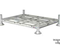 Overige machines en toebehoren voor werkplaats en erf Qmac STAPELFRAME STAPELRACK 150X120
