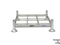Overige machines en toebehoren voor werkplaats en erf Qmac STAPELFRAME STAPELRACK 150X120