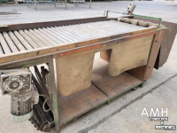 Transportband Schouten Leesband 2200X1000 ROLLENLEESTAFEL ROLLER INSPECTION BELT ROLLENVERLESETISCH
