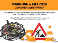 Overige traktoren en toebehoren  Gepland onderhoud maandag 4 mei 2026