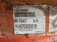 Wielen, Banden, Velgen & Afstandsringen Fendt Nieuwe 9x18 Fendt velgen, H146703020018