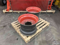 Wielen, Banden, Velgen & Afstandsringen  16.00x22.5 Velgen | Rood