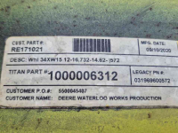 Wielen, Banden, Velgen & Afstandsringen John Deere Velgen 15x34 Titan verstelbaar 12 gaats
